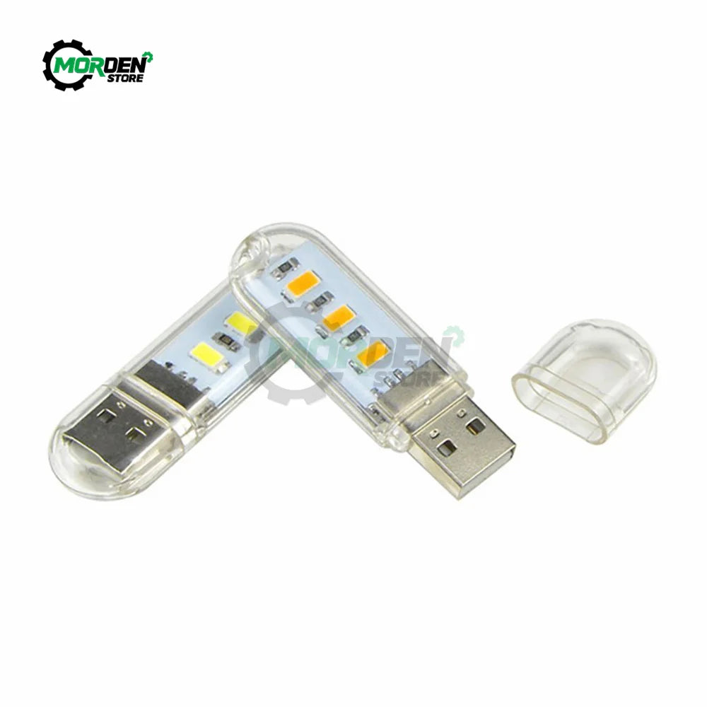 lampe led rechargeable usb moderne transparente blanche ligne led 60lm flux lumineux