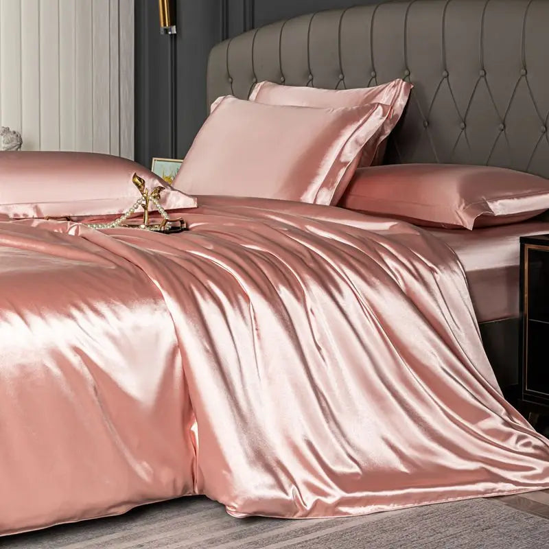 Parure de lit satin dans différentes couleurs disponibles