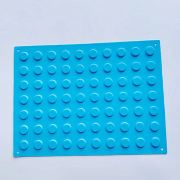 tapis protection violet grands points circulaires moderne autoclavable réutilisable antidérapant chirurgical
