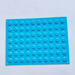 tapis protection violet grands points circulaires moderne autoclavable réutilisable antidérapant chirurgical