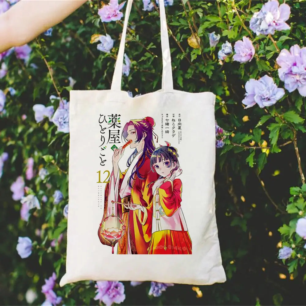 sac main blanc fille fleurs motifs floraux rétro décontracté sans fermeture éclair toileversible