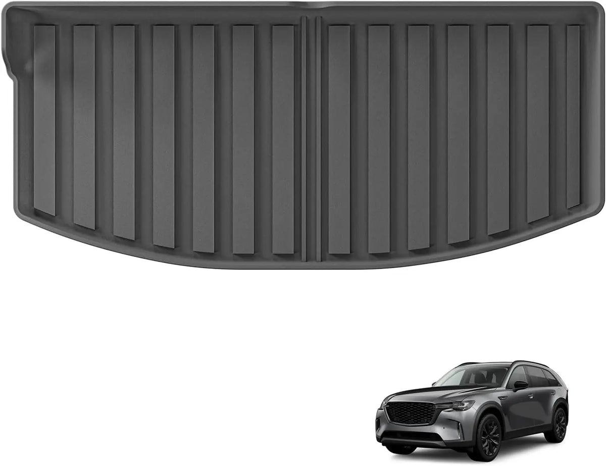 tapis sol voiture noir rayures horizontales antislip waterproof intérieur moderne