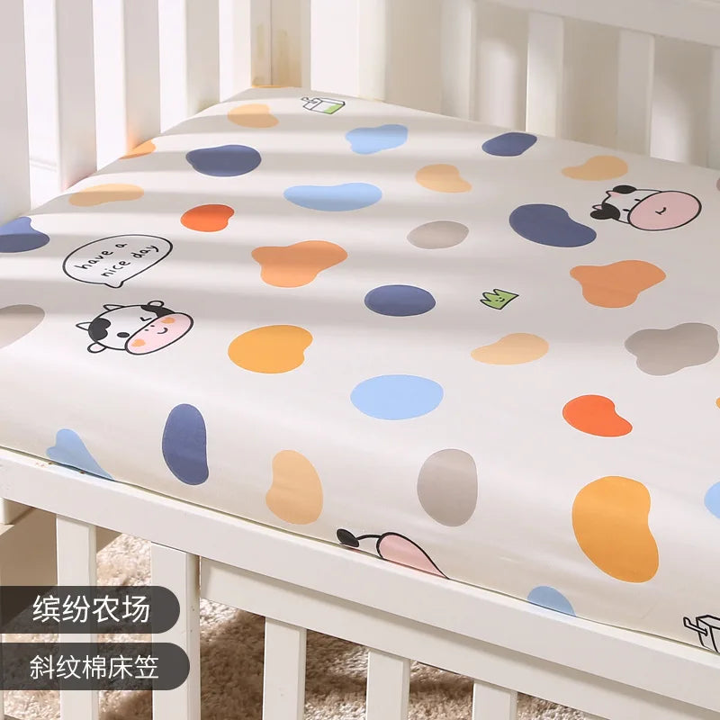 drap bébé 100% coton couleurs animaux motifs géométriques simple illustration four seasons unisexe