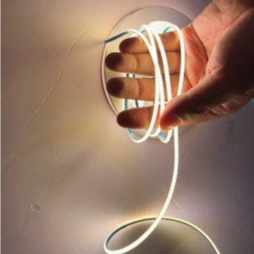 ruban led flexible blanc moderne 384led 5m 12v 24v lisse brillant chambre decoration