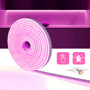 bande lumineuse led flexible rose bleu jaune verte orange violet étanche moderne