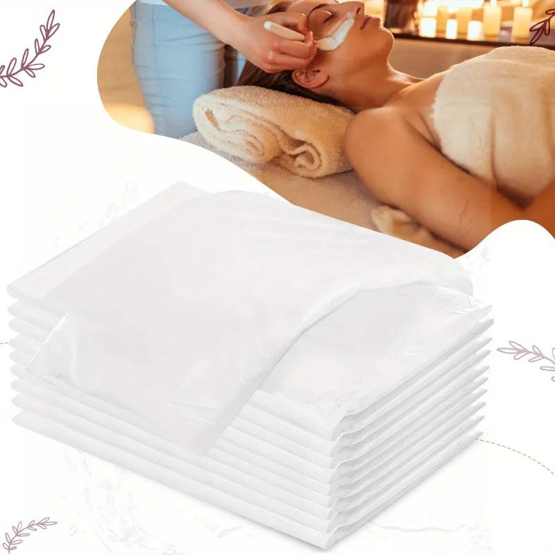 couvre lit massage blanc élastique moderne 20 pièces polyester imperméable resistant huile
