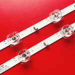 barres lumineuses led blanc transparent adhésif diffuseurs circulaires écran tv technique industrielle