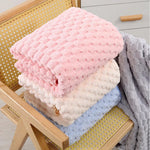serviettes bain rapide absorption polyester plaid géométrique rose clair moderne doux