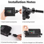 guirlandes led solaires 24v modes flash télécommande panneau lithium charge usb moderne