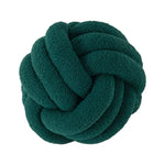 coussin rond pelucheux moderne couleur bleu marine lavable 28cm 28cm
