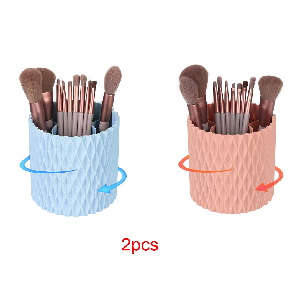 organisateur pinceaux maquillage blanc bleu rose gris diamants moderne rechargeable Brosse