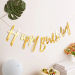 guirlande festive fleurs multicolores anniversaire mariage décoration papier texturé moderne