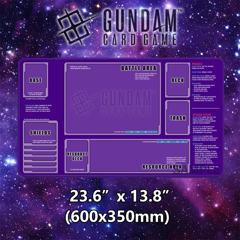 tapis jeu cartes noir antidérapant grande surface grille zones jeu collection jeux cartes