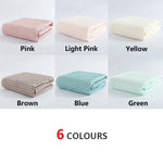 serviettes bain coton carreaux rose clair moderne absorbantes toilette Jaune Marron Bleu Vert
