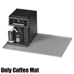 tapis protection machine gris rides horizontales silicone antidérapant moderne drainage absorbant vaisselle cuisine