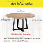 nappe table imperméable polyester blanc diamètre 120cm moderne adhésive ajustée intérieur extérieur