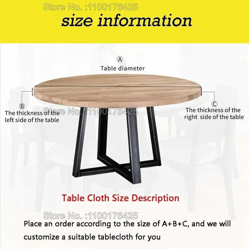 nappe table imperméable polyester blanc diamètre 120cm moderne adhésive ajustée intérieur extérieur