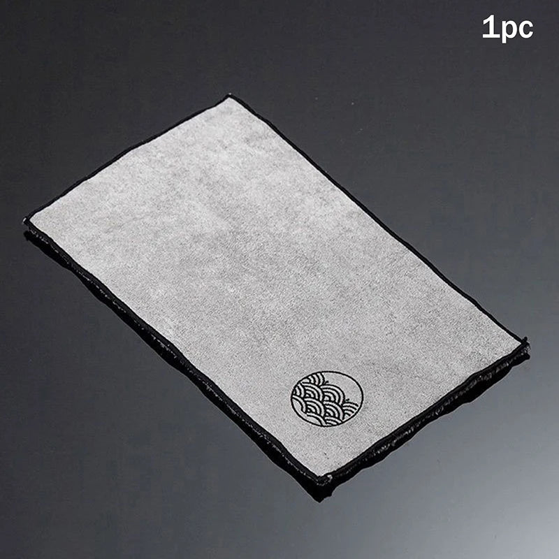 serviette thé gris moderne imprimé circulaire motifs géométriques absorbante table basse cuisine