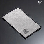 serviette thé gris moderne imprimé circulaire motifs géométriques absorbante table basse cuisine