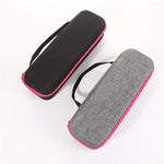 brosse cheveux électrique noir rose toile moderne réutilisable sac rangement polyester poignée