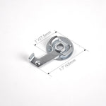 support rotatif rideau argenté moderne fixation mur compatible volet polonais