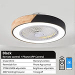 ventilateur led télécommande vitesses moderne blanc gris noir vert rose bleu