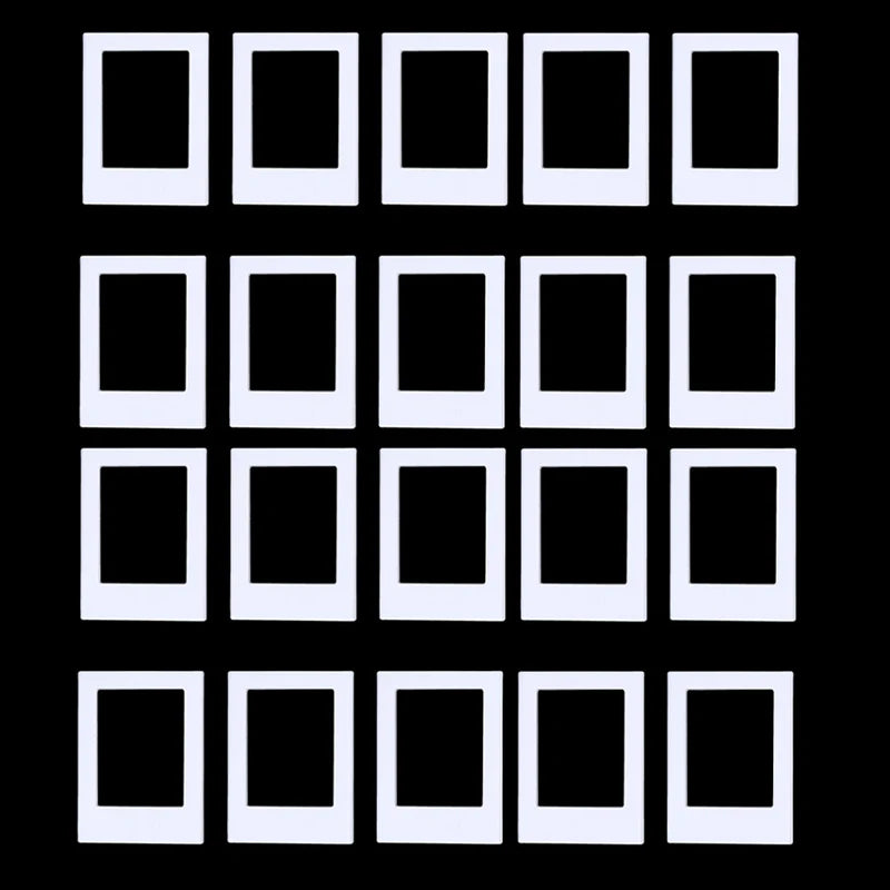 cadres photo aimants couleurs violet rose bleu moderne minimaliste cartes postales