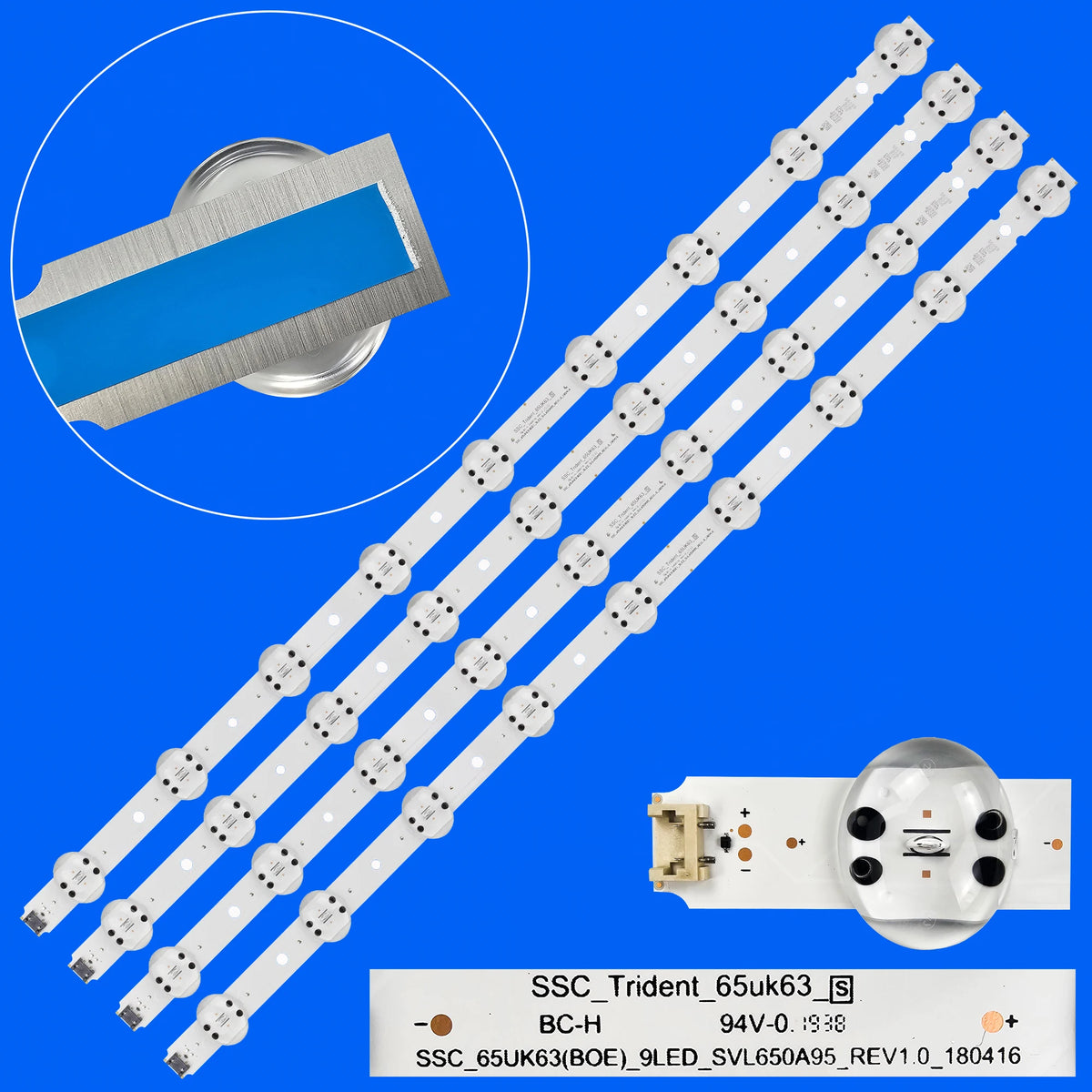 barre lumineuse led blanc bleu moderne adhésif connecteur électrique qr code
