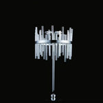 lampe table moderne cristaux argentée anniversaire mariage valentin Halloween