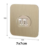 étagère salle bain moderne adhésive métal noir grille produits toilette shampooing lotions