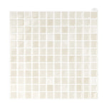carreaux mur autoadhésifs modernes carrés uniformes beige clair 10x10 imperméables pièces