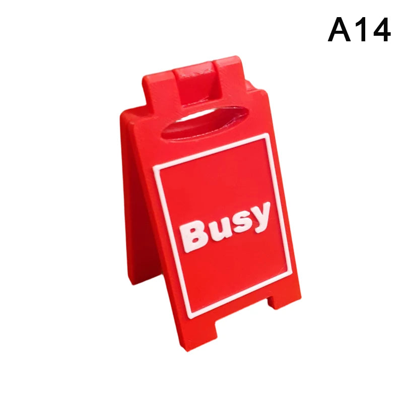plaque signalisation humour clips texte imprimé travailler moderne blanc rouge