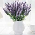 bouquet artificiel fleurs soie vert blanc jaune violet vase extérieur intérieur décoration mariage chambre