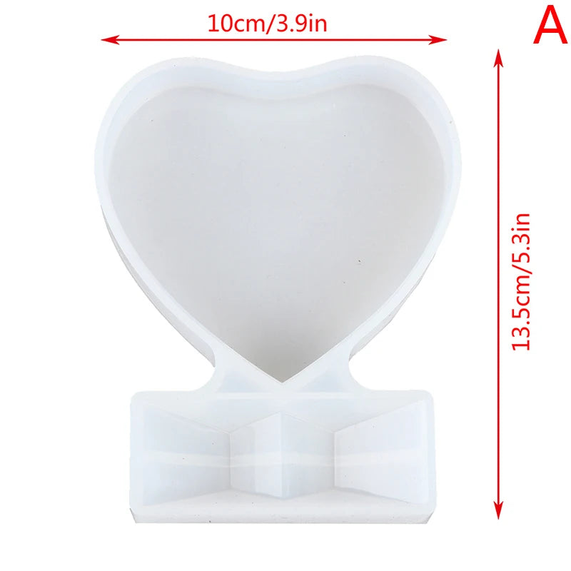 moules résine époxy silicone blanc modernes clips diy déco savon gâteau photo
