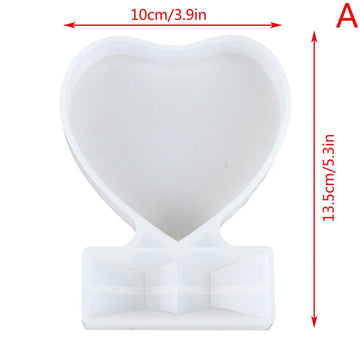 moules résine époxy silicone blanc modernes clips diy déco savon gâteau photo