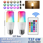 ampoule led rgb multicolore télécommande effet dynamique moderne lumiere variable 16 couleurs