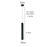 lampe suspendue moderne noir lisse 10 20cm 40 60cm salon chambre hall