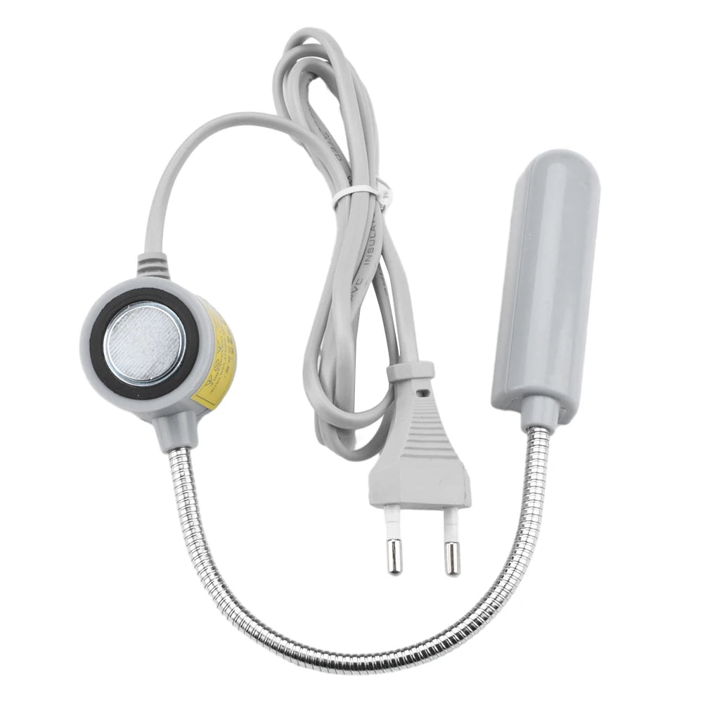 lampe industrielle led bras flexible prise electrique grey blanc fonctionnelle