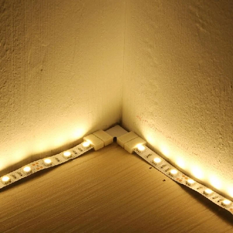 connecteur ruban led blanc plastique lisse moderne 10mm tension 220v lvd