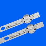 bande rétro éclairage led blanc points noirs moderne tv 30 pcs