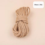 corde jute naturelle 1mm 14mm artisanale rustique décoration maison bricolage macramé fibrée marron clair