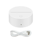 boîte lumière tactile câble usb télécommande 16 couleurs moderne noire matériau métal