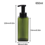 distributeur savon liquide mousse 250 450 ml vert foncé noir moderne minimaliste poignée pompe