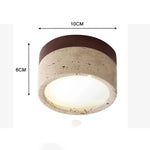 lampe led moderne minimaliste marron beige texture naturelle wabi sabi 6000k 4000k 3000k