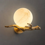 lampe murale led marbre moderne blanc doré imperméable branchée l’acier inoxydable