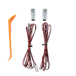lampe led intérieure gris noir moderne lampes 120cm cable clip orange facile