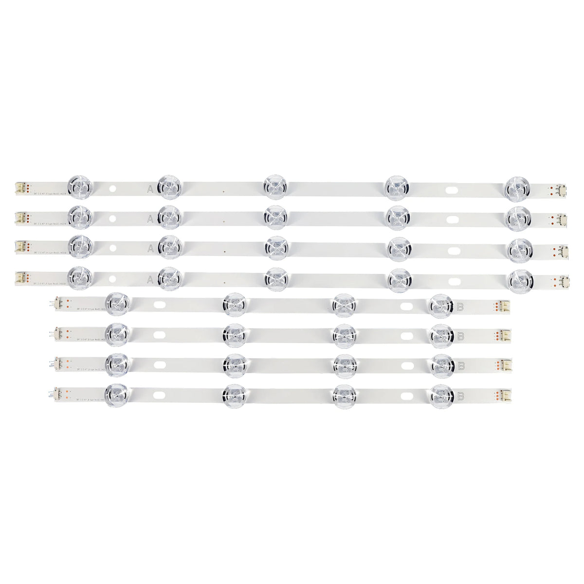 barres lumineuses led blanc industriel connecteurs technologie backlight écran fixations