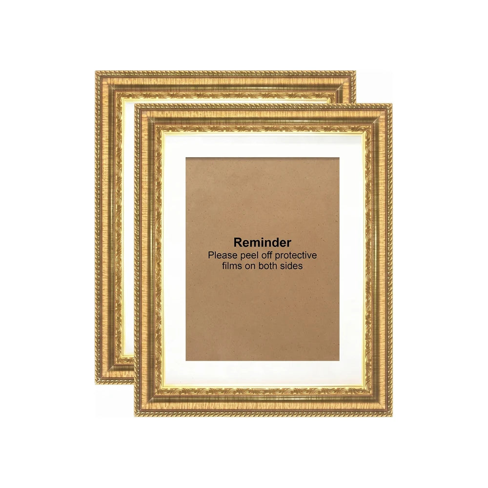 cadres photo or vintage classiques rectangulaires mdf acrylique decoration intérieure antique baroque