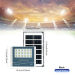 lumière solaire led moderne ip67 noir blanc panneau solaire télécommande capteur mouvement