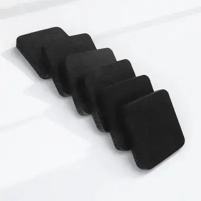 matelas anti vibration protection caoutchouc noir texture rugueuse absorption choc insonorisation pratique adhésif